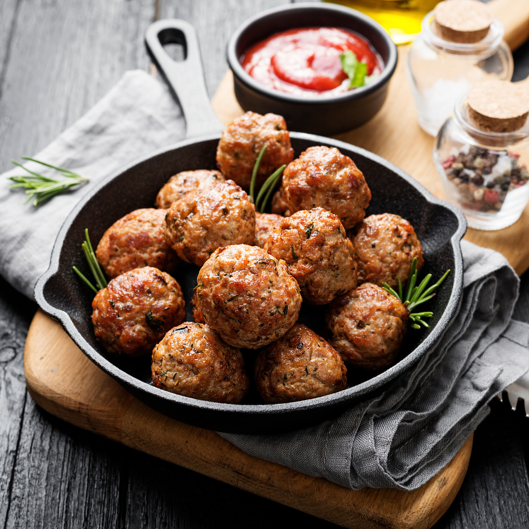 ROSINA PRECOOKED ITALIAN BEEF MEATBALLS- 5 lbs .5 oz