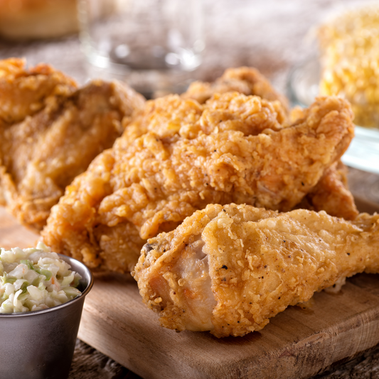 Case Precooked Chicken Pieces 4kg (approx. 58 pc).
